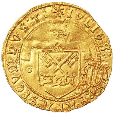 STATO PONTIFICIO Giulio II 1503-13 SCUDO D’ORO DEL SOLE Raro Q.Spl #PV187