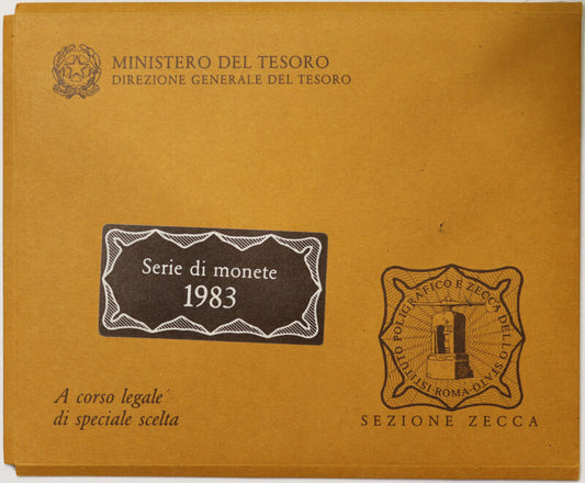 ITALIA 1983 : Serie divisionale 10 valori Fdc