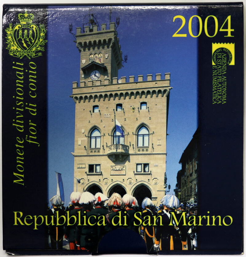 SAN MARINO 2004 : Serie divisionale 9 valori Fdc