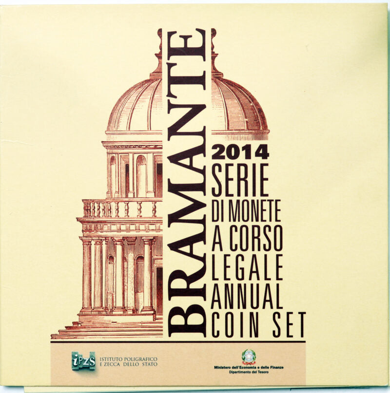 ITALIA 2014 : Serie divisionale 10 valori Fdc Bramante