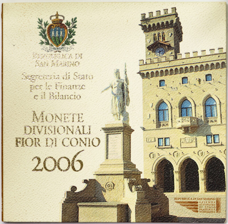 SAN MARINO 2006 : Serie divisionale 9 valori Fdc