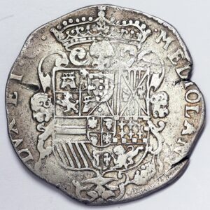 MILANO Carlo II 1676-1700 FILIPPO 1676 Ag 27,02 g BB RARO #PV12