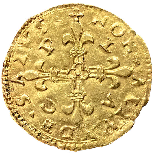 Paolo III 1534-49 SCUDO D’ORO zecca di Piacenza STATO PONTIFICIO Au 3,35 g Raro Q.Spl #PV188