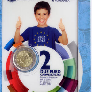 San Marino 2012 : 2 Euro Fdc 10° Anniversario dell’Euro