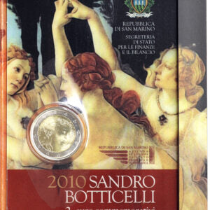 San Marino 2010 : 2 Euro Fdc Sandro Botticelli