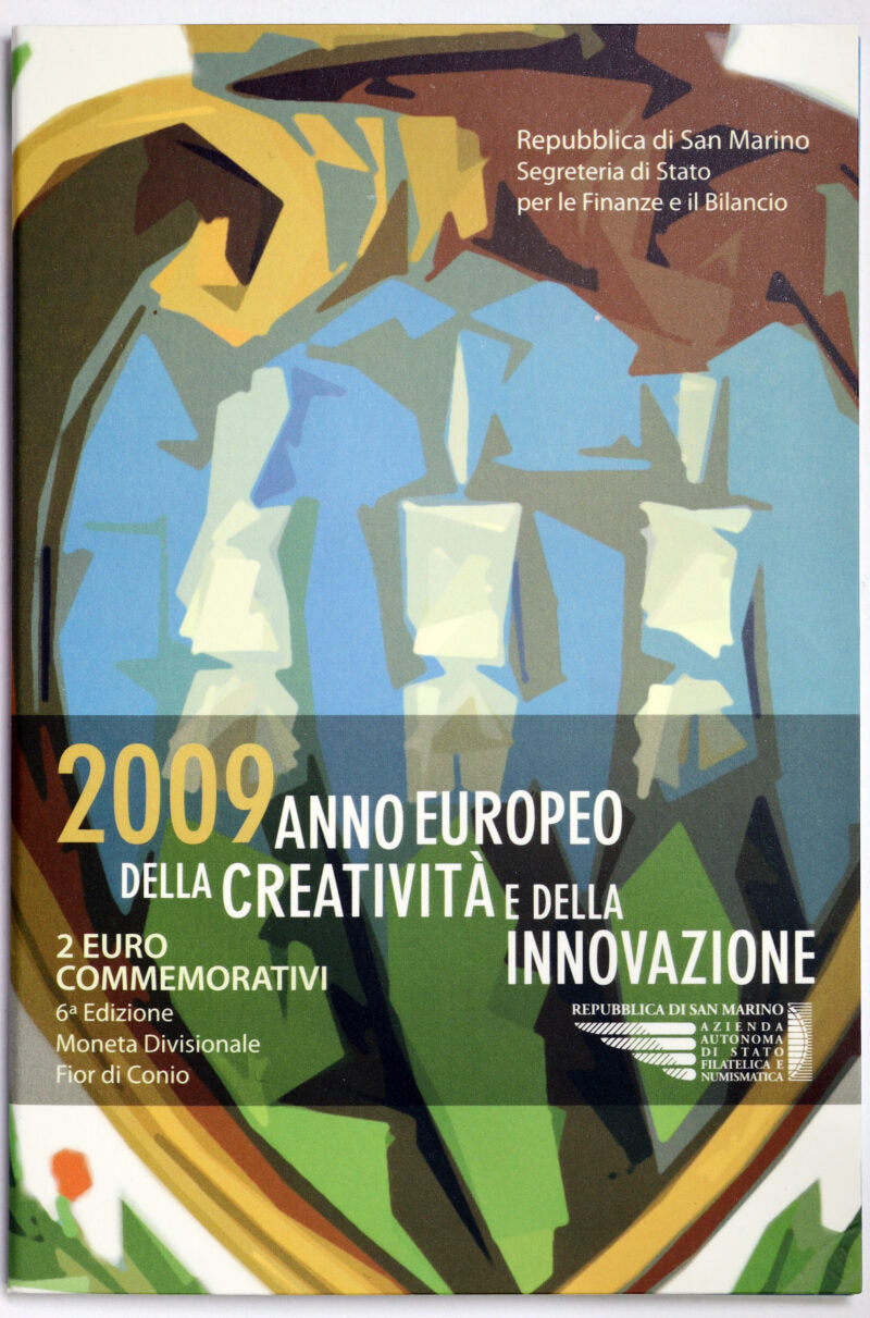 San Marino 2009 : 2 Euro Fdc anno europeo della creatività e della innovazione