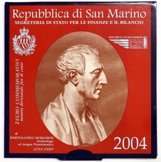 San Marino 2004: 2 Euro Fdc Bartolomeo Borghesi