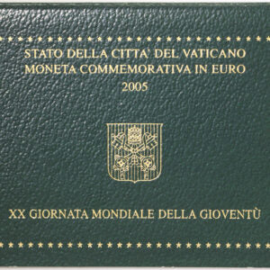 Città del Vaticano 2005 : 2 Euro Fdc Benedetto XVI An. I  XX^ Giornata Mondiale della Gioventù a Colonia