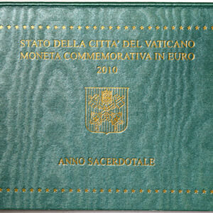 Città del Vaticano 2010 : 2 Euro Fdc Benedetto XVI Anno VI Anno Sacerdotale