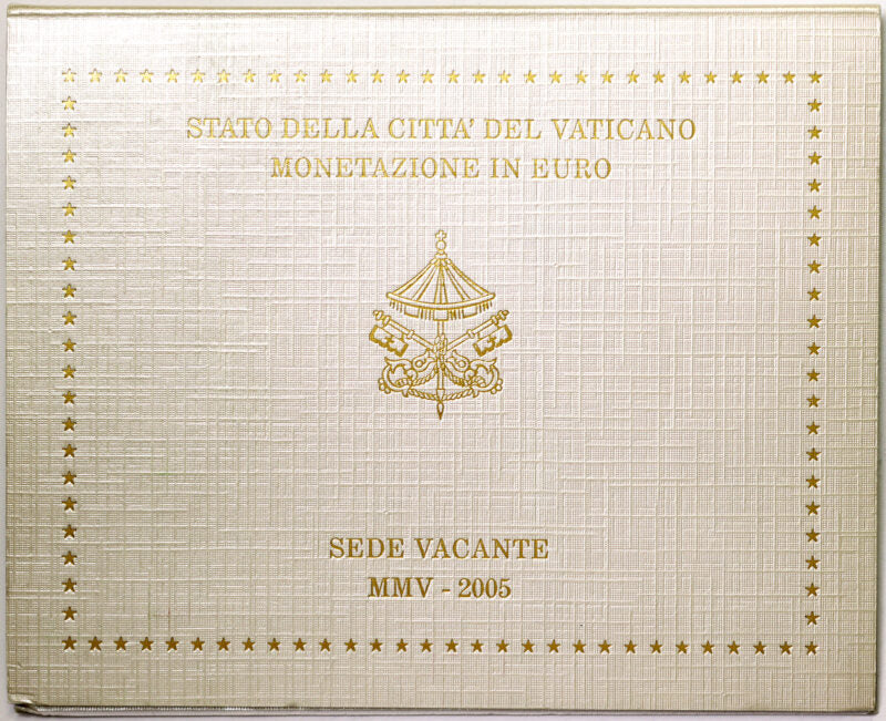 Città del Vaticano 2005 Serie Fdc : divisionale MMV  Sede Vacante