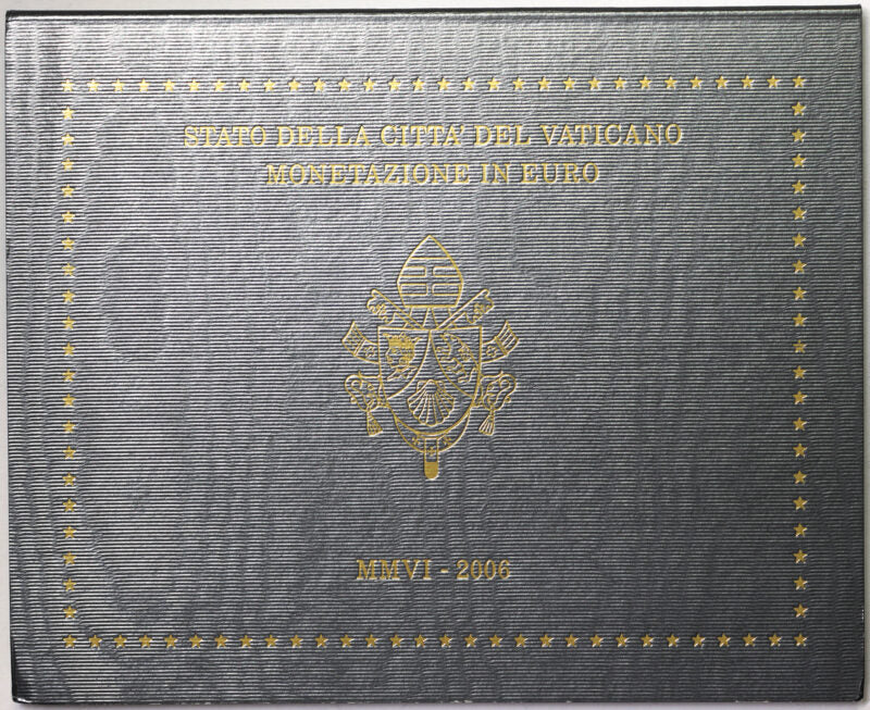 Città del Vaticano 2006 Serie Fdc : divisionale Benedetto XVI° anno I° Prima serie del Pontificato