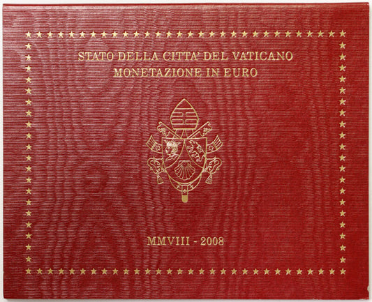 Città del Vaticano 2008 Serie Fdc : divisionale Benedetto XVI° anno III°