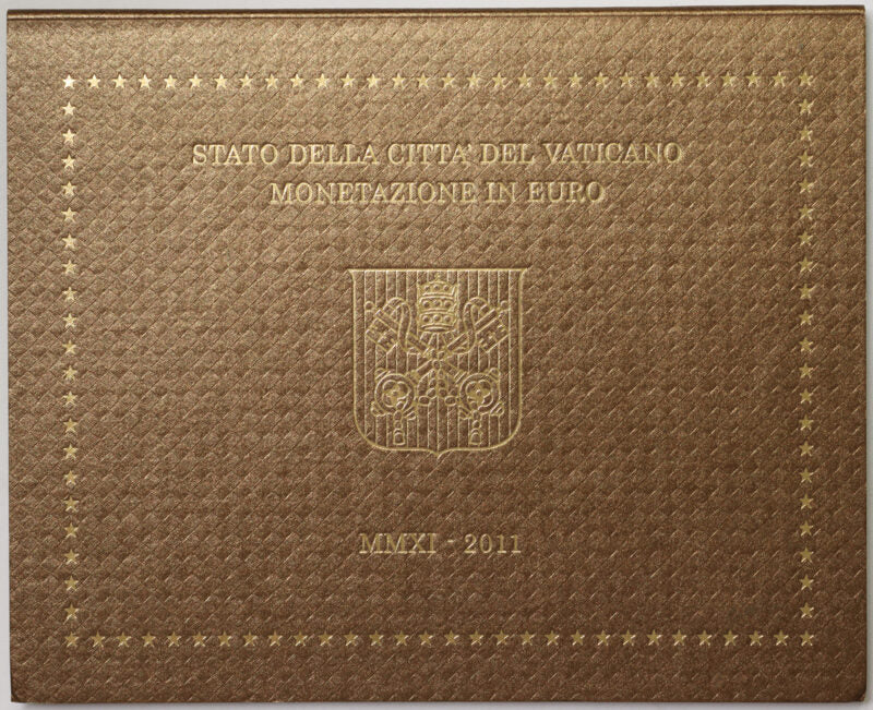 Città del Vaticano 2011 Serie Fdc : divisionale Benedetto XVI° anno VI°