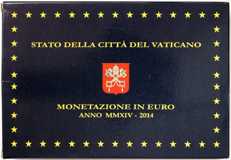 Città del Vaticano 2014 Serie Proof : divisionale Francesco I anno II Canonizzazione Giovanni XXIII°