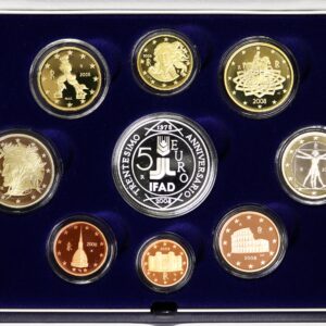 Repubblica Italiana 2008 Proof : Serie completa divisionale 30° anniversario IFAD