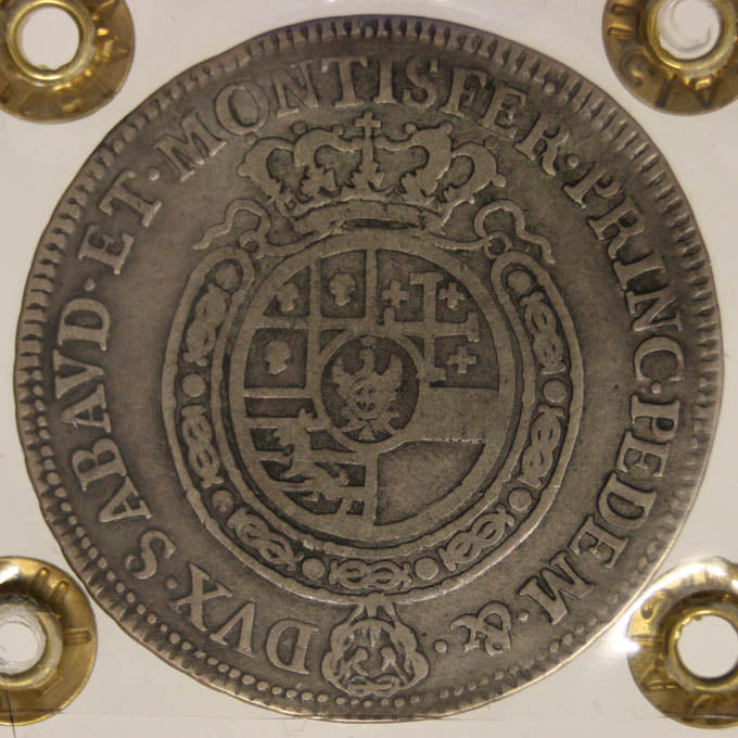 REGNO DI SARDEGNA Carlo Emanuele III Mezzo Scudo 1756 Raro BB #PV306