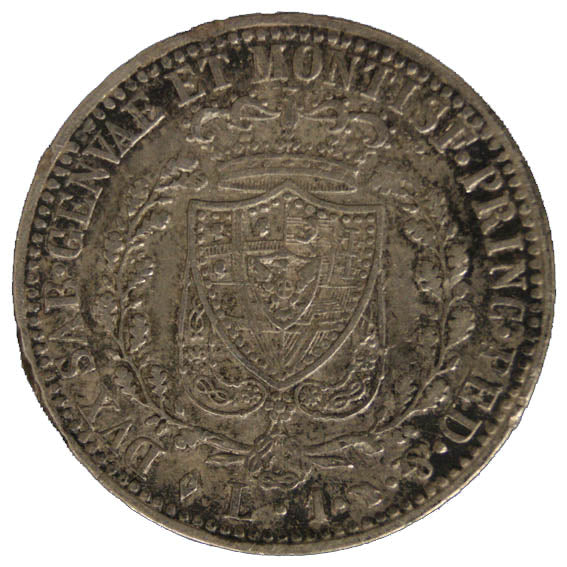 REGNO DI SARDEGNA Carlo Felice 1 Lira 1826 Torino BB #PV110