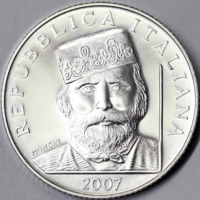 ITALIA 5 Euro 2007  GIUSEPPE GARIBALDI #4712