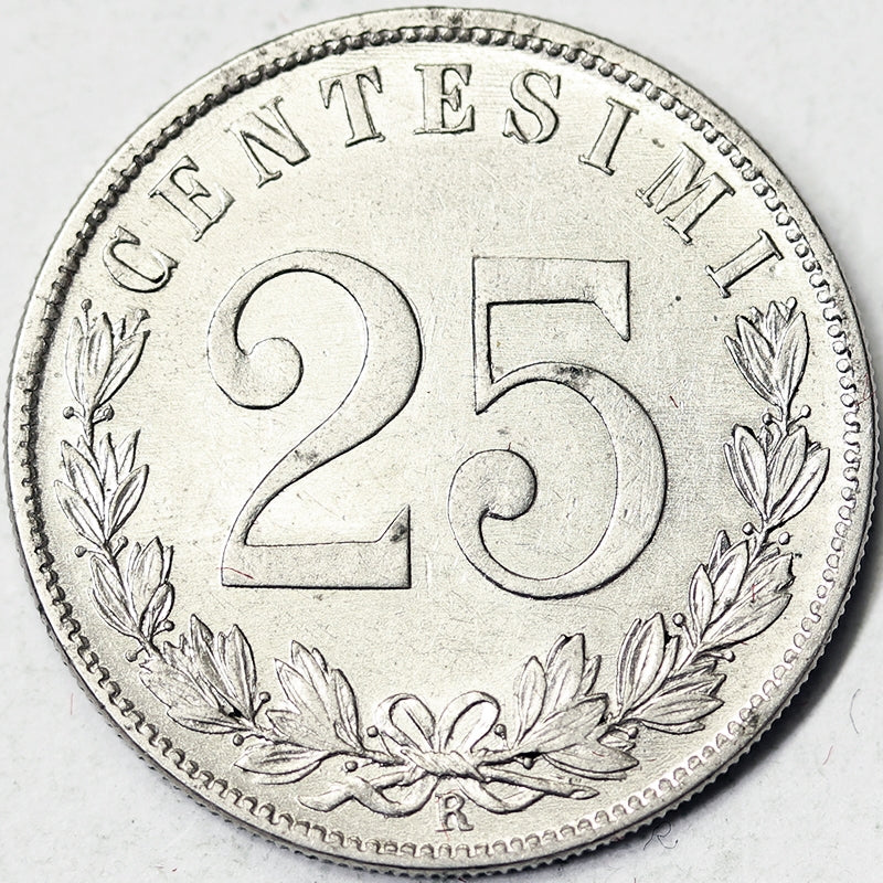 VITTORIO EMANUELE III 25 Centesimi 1903 Spl+ RARA #P83