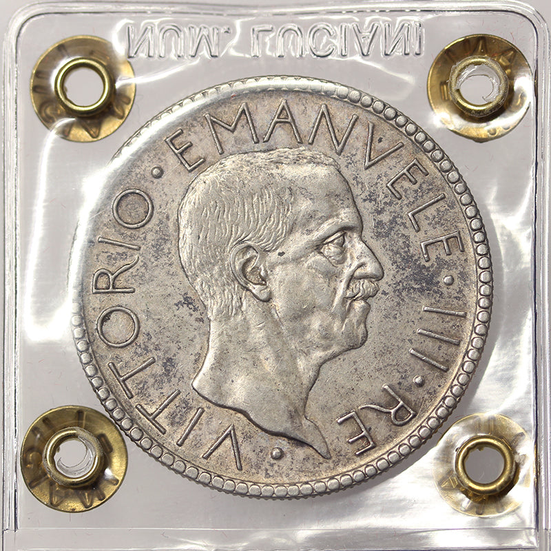 VITTORIO EMANUELE III 20 Lire 1927 Littore  BB/Spl- #PV735