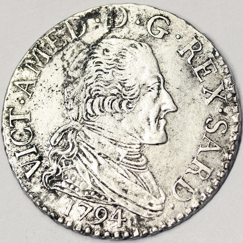 REGNO DI SARDEGNA 10 Soldi 1794 VITTORIO AMEDEO III  SPL+ #3112