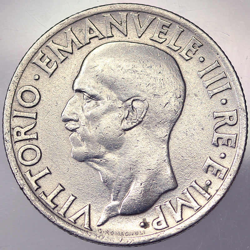 VITTORIO EMANUELE III 1 Lira 1936 BB/Q.Spl RARA #PV123