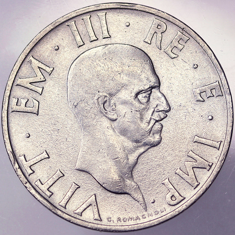 VITTORIO EMANUELE III 2 Lire 1936 BB+ RARO #PV120